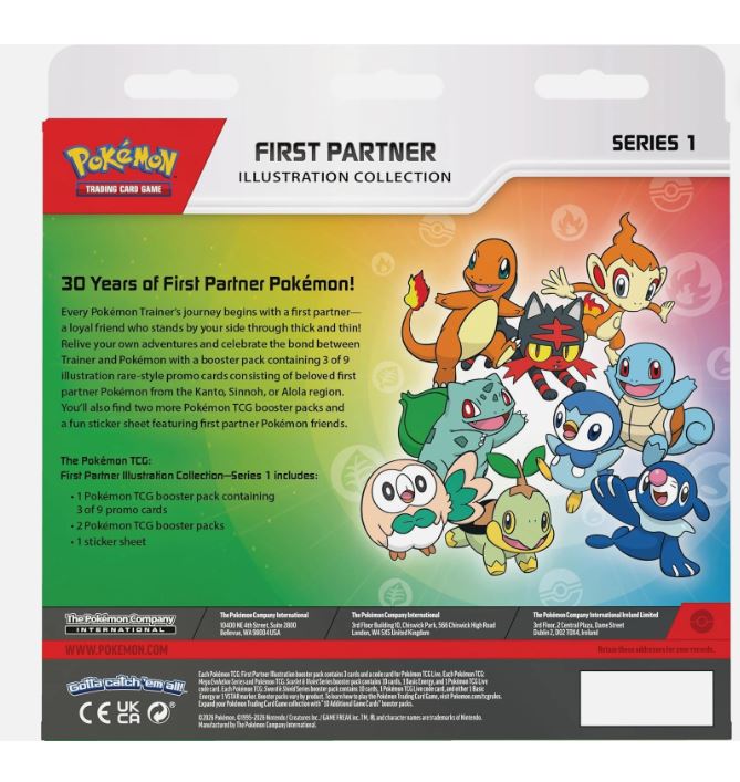 Pokémon TCG – First Partners Illustration Collection Series 1 Ingles 2