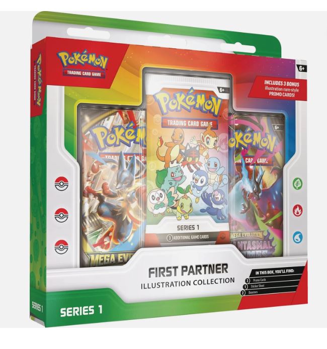 Pokémon TCG – First Partners Illustration Collection Series 1 Ingles 3