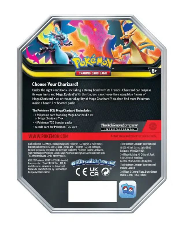 Mega Charizard EX Tin 2