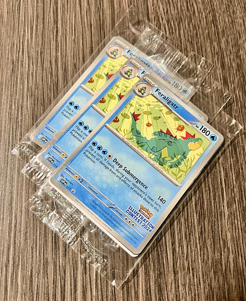 Pokemon 2024 Concurso de Ilustracion Paquete Promocional Feraligatr Ingles Sellada