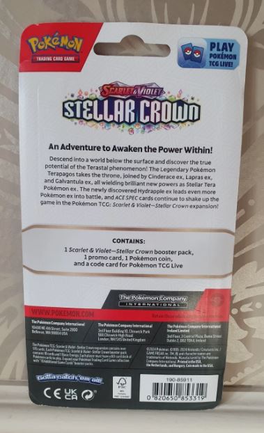 Scarlet & Violet: Stellar Crown - Coin Blister - Ingles (Horsea) 2