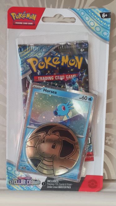 Scarlet & Violet: Stellar Crown - Coin Blister - Ingles (Horsea) 3