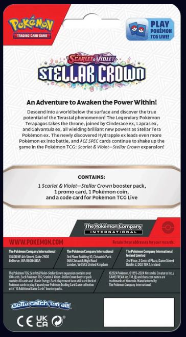 Scarlet & Violet: Stellar Crown - Coin Blister - Inglés (Porygon) 2