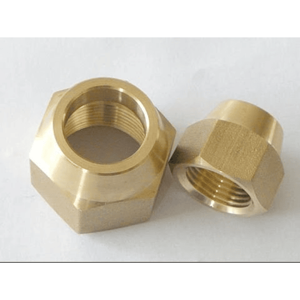 TUERCA FLARE BRONCE 5/8"