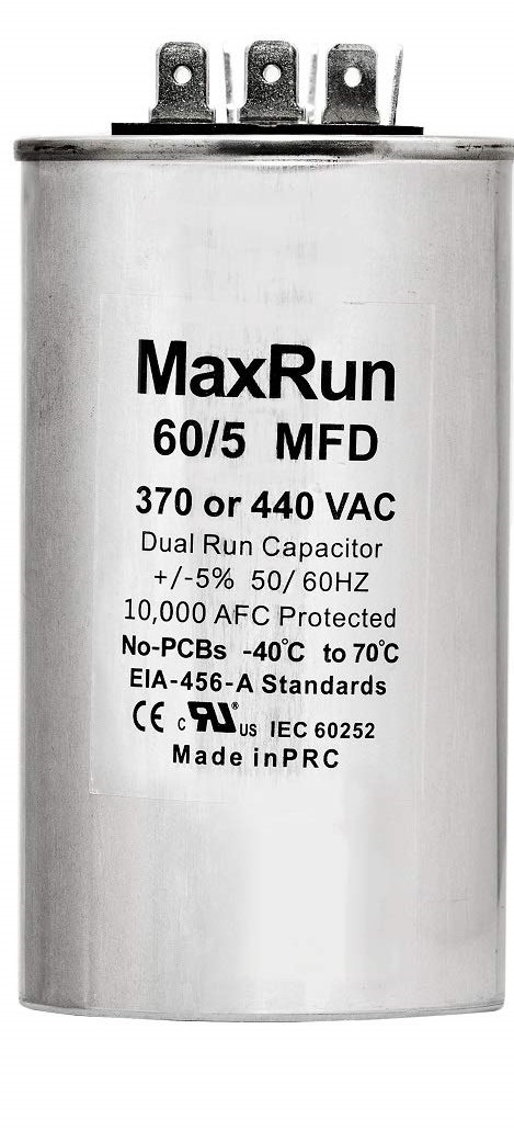 CAPACITOR DE FUNCION 440/370v 60/5MFD