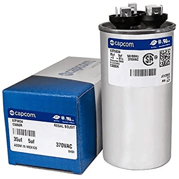 CAPACITOR DE FUNCION 370v 35/5 MFD