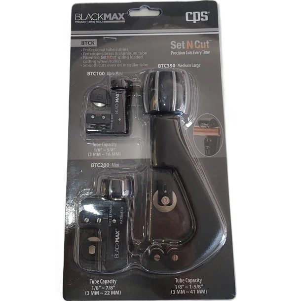 CORTATUBOS KIT 3 UNIDADES BLACK MAX