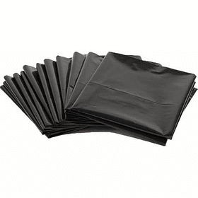 Bolsa basura negra plana 80 X 110 cm pack 10 unidades Tisem		