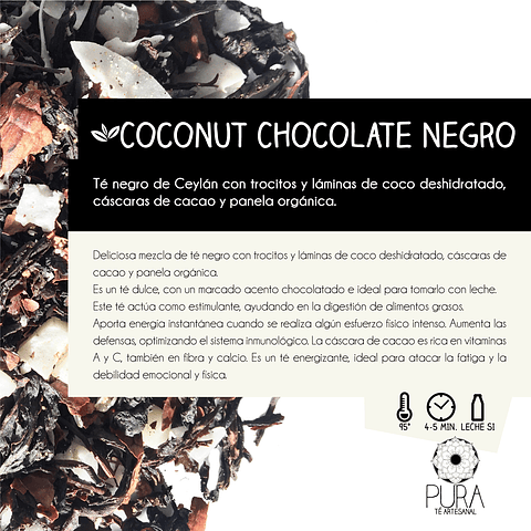 Coconut Chocolate Negro