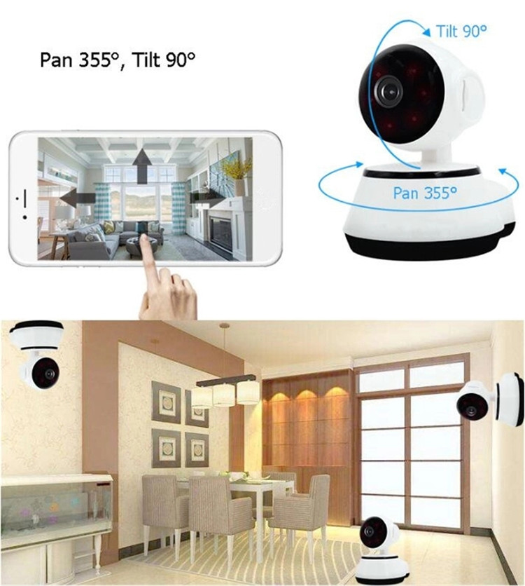 CÁMARA IP WIFI 720P INTERIOR ROBOTIZADA V380PRO