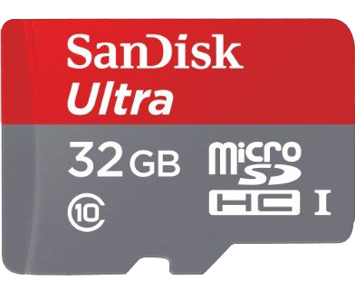 MICROSD 32GB CON ADAPTADOR SANDISK