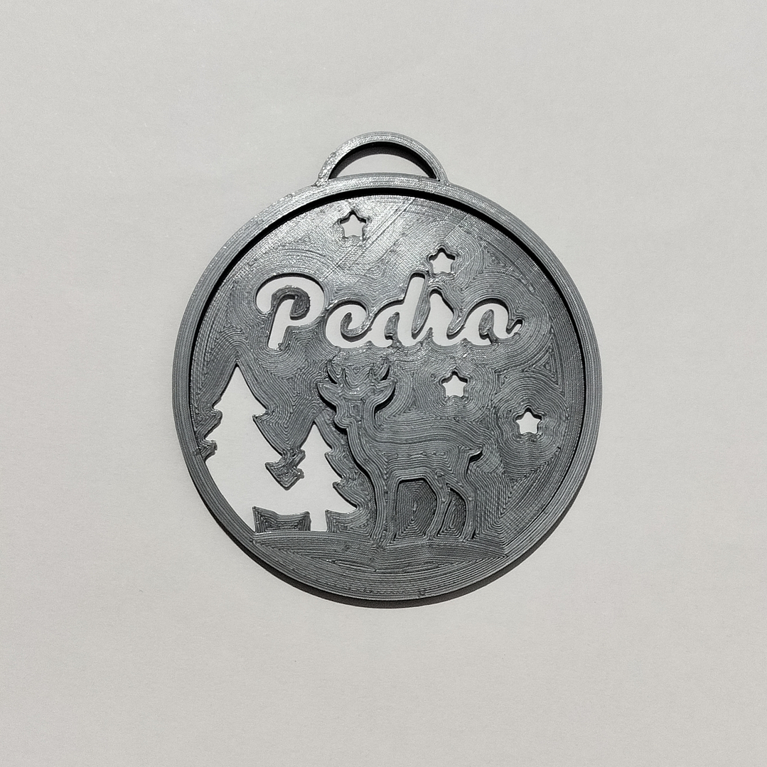 Bola Natal ( Veado) Personalizável 2