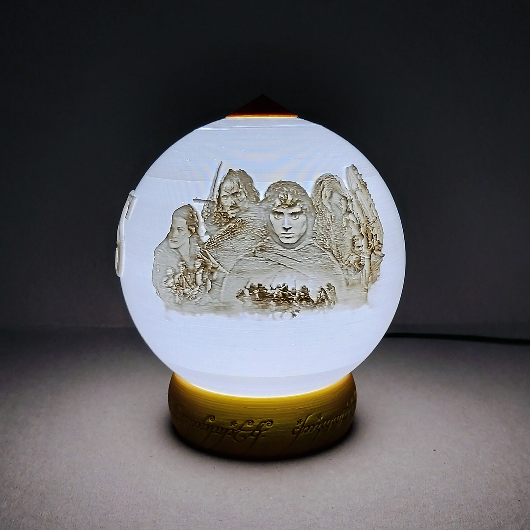 Bola de Luz (Candeeiro) Imagem Customizável  1