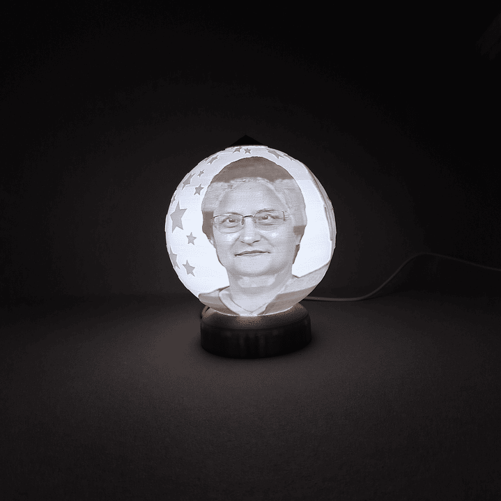 Bola de Luz (Candeeiro) Imagem Customizável  9