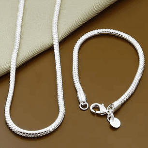 Conjunto Cobra (Pulseira e Colar)