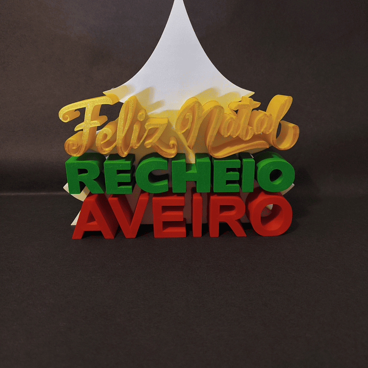 Luminária Feliz Natal - Nome Personalizável 4