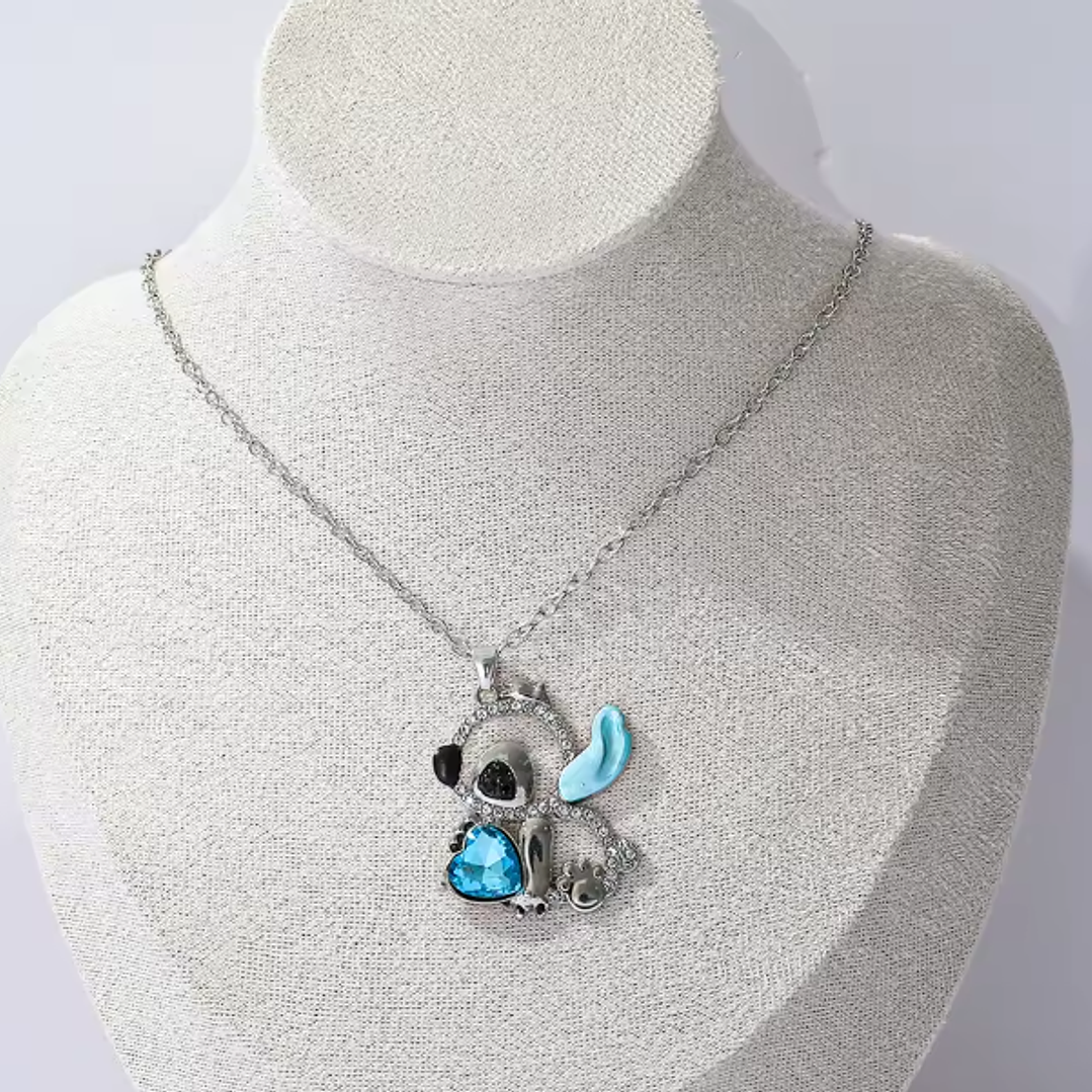 Colar em Aço Inoxidável – Personagem Inspirado no Stitch 3