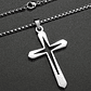 Colar Cruz em Aço Inoxidável - Thumbnail 3