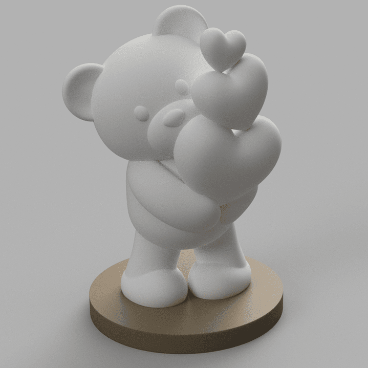 Candeeiro Ursinho Namorados 2