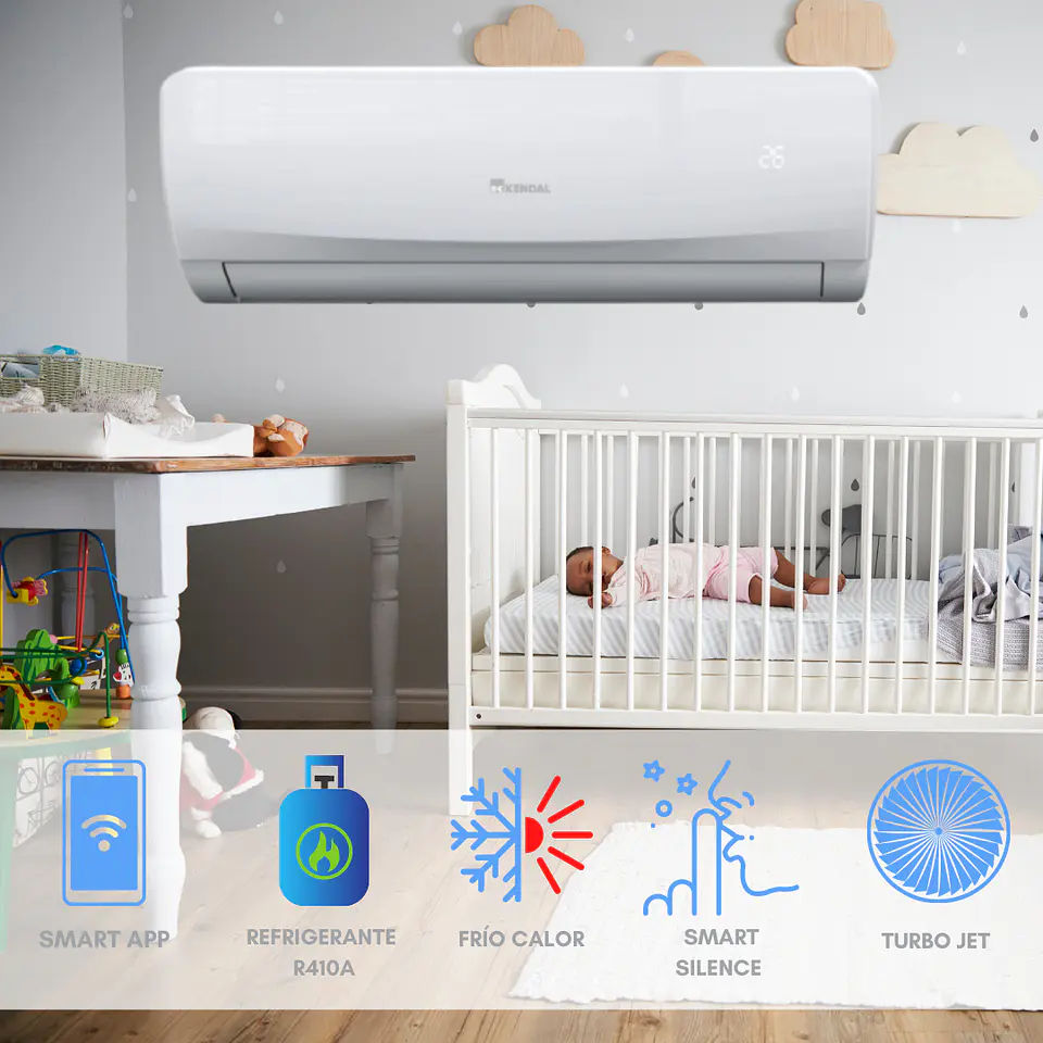 INCLUYE INSTALACIÓN EN RM SPLIT ON/OFF 9000BTU WIFI APP 2