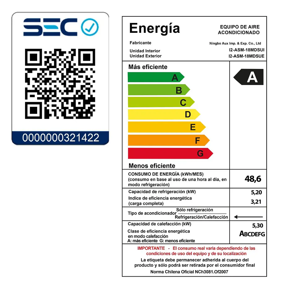 INCLUYE INSTALACIÓN EN RM SPLIT INVERTER 18000BTU WIFI APP 3