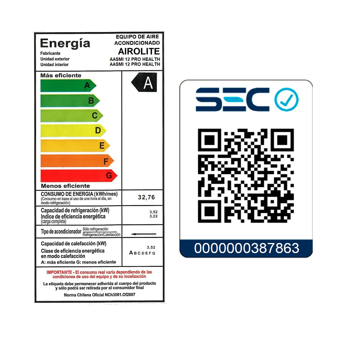 INCLUYE INSTALACIÓN EN RM SPLIT INVERTER PRO HEALT 12000BTU WIFI APP 3