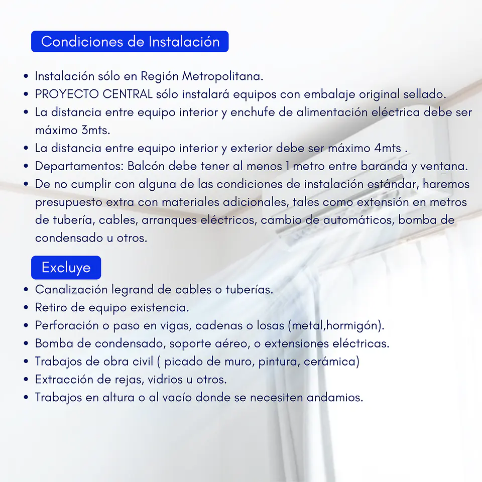 INCLUYE INSTALACIÓN EN RM SPLIT INVERTER 12000BTU WIFI APP 4