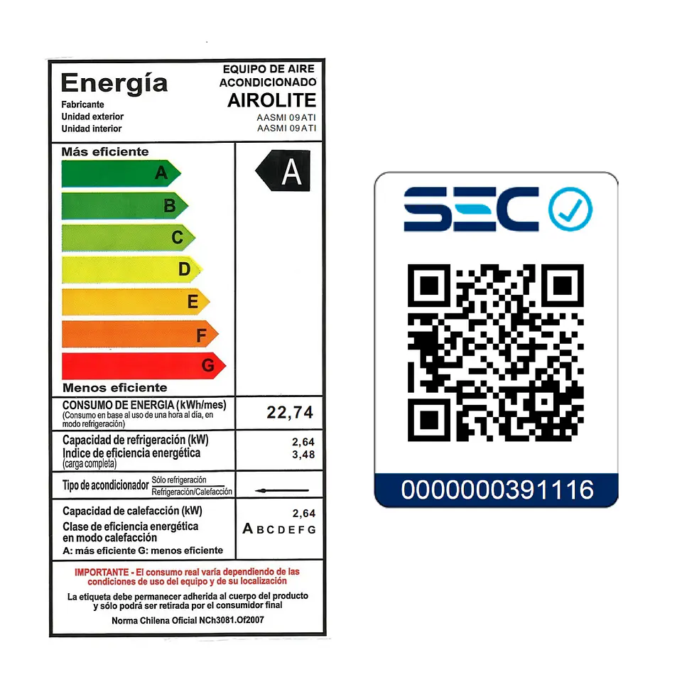 AIRE ACONDICIONADO INVERTER 9000BTU WIFI APP 3