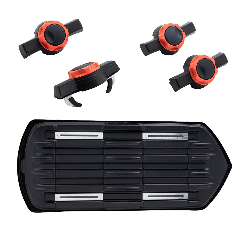 PORTAEQUIPAJE CARBON 570L ANCLAJE RAPIDO 6