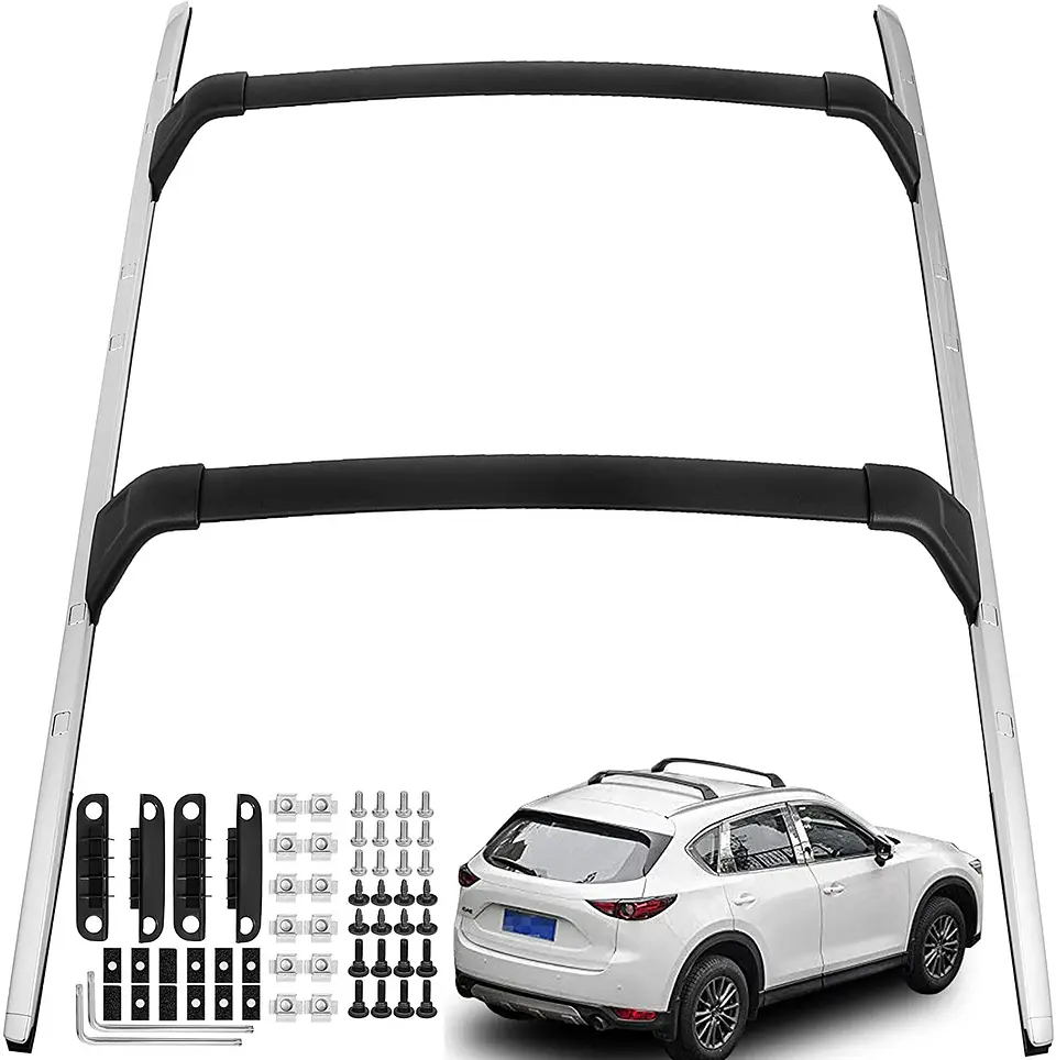 KIT BARRAS PORTAEQUIPAJES NEW MAZDA CX5 2017 UP 1