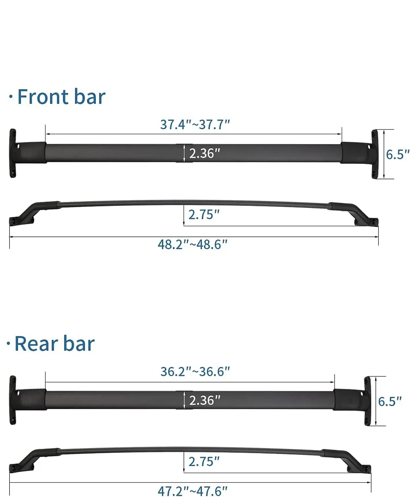 BARRAS PORTAEQUIPAJES OEM FORD EXPEDITION 2018 UP 2