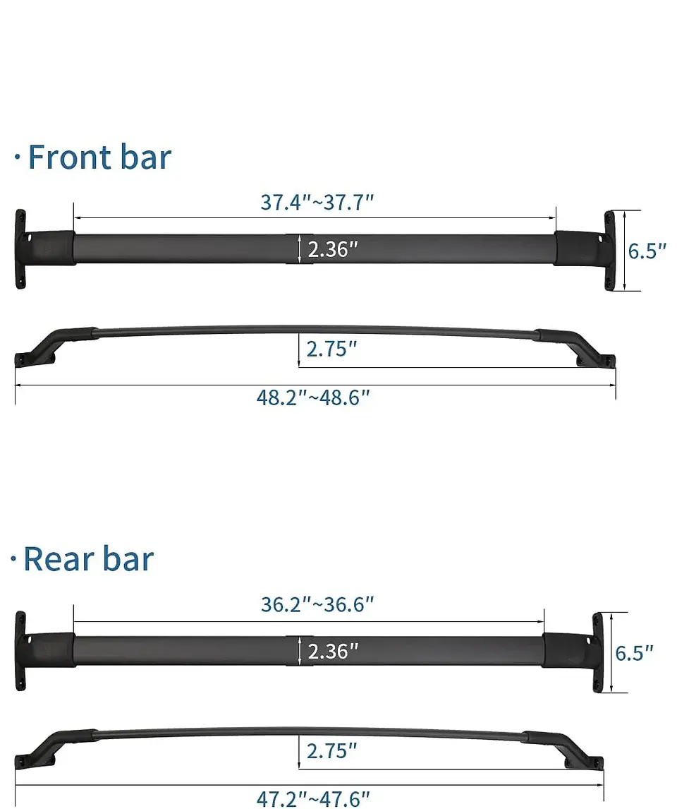 BARRAS PORTAEQUIPAJES OEM FORD EXPEDITION 2018 UP 2