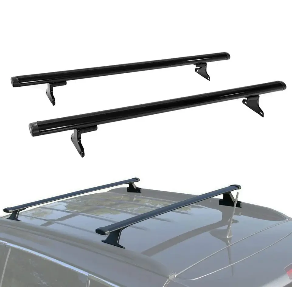 BARRAS PORTAEQUIPAJES OEM JEEP COMPASS NEGRAS 2016 UP 4