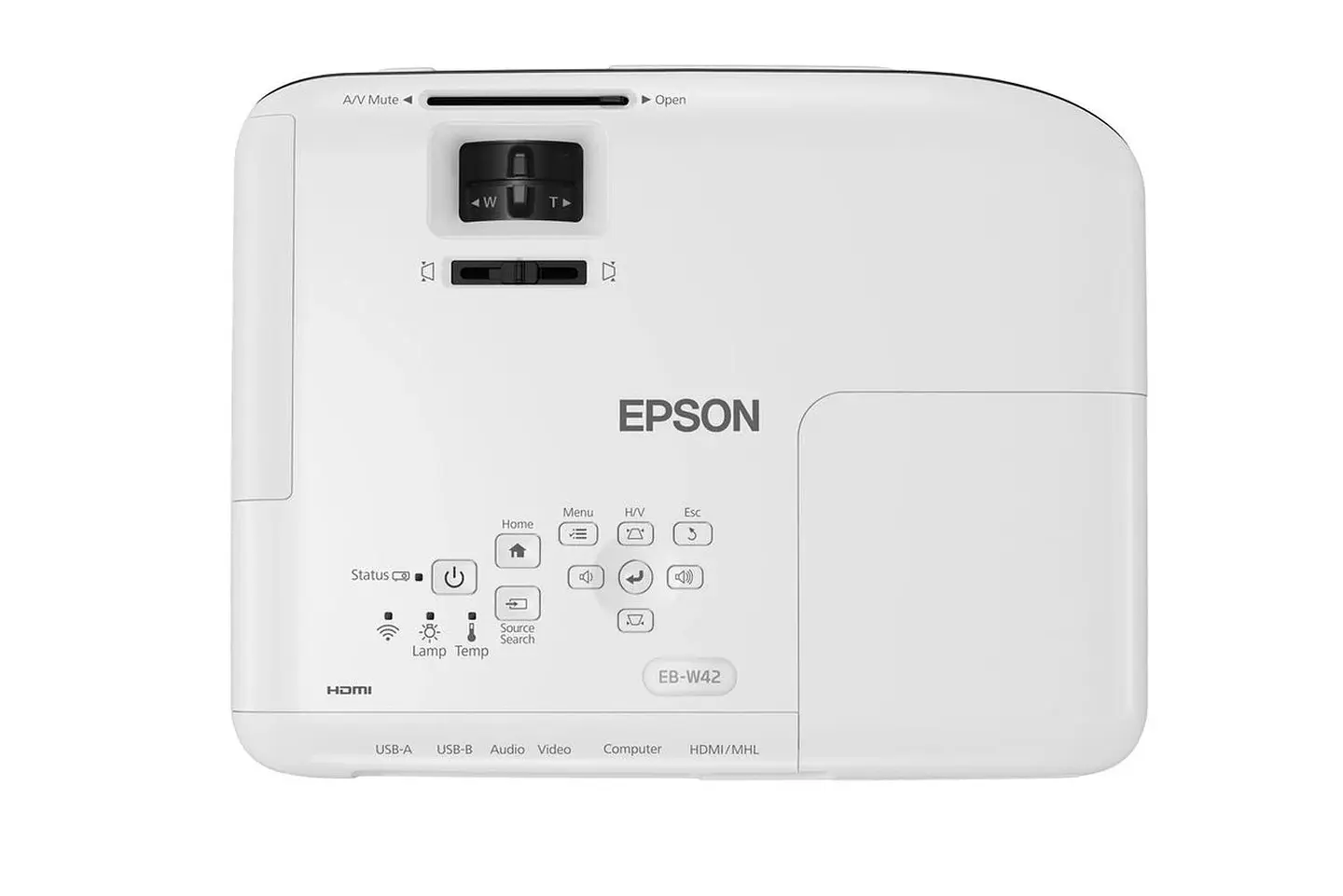 PROYECTOR EPSON POWERLITE W52+ 4000 LÚMENES WXGA BLANCO 5