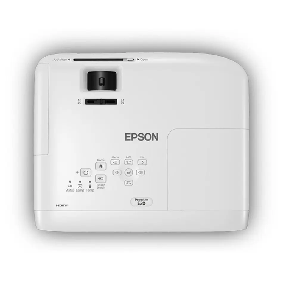 PROYECTOR EPSON POWERLITE E20 3400 LÚMENES XGA BLANCO 4