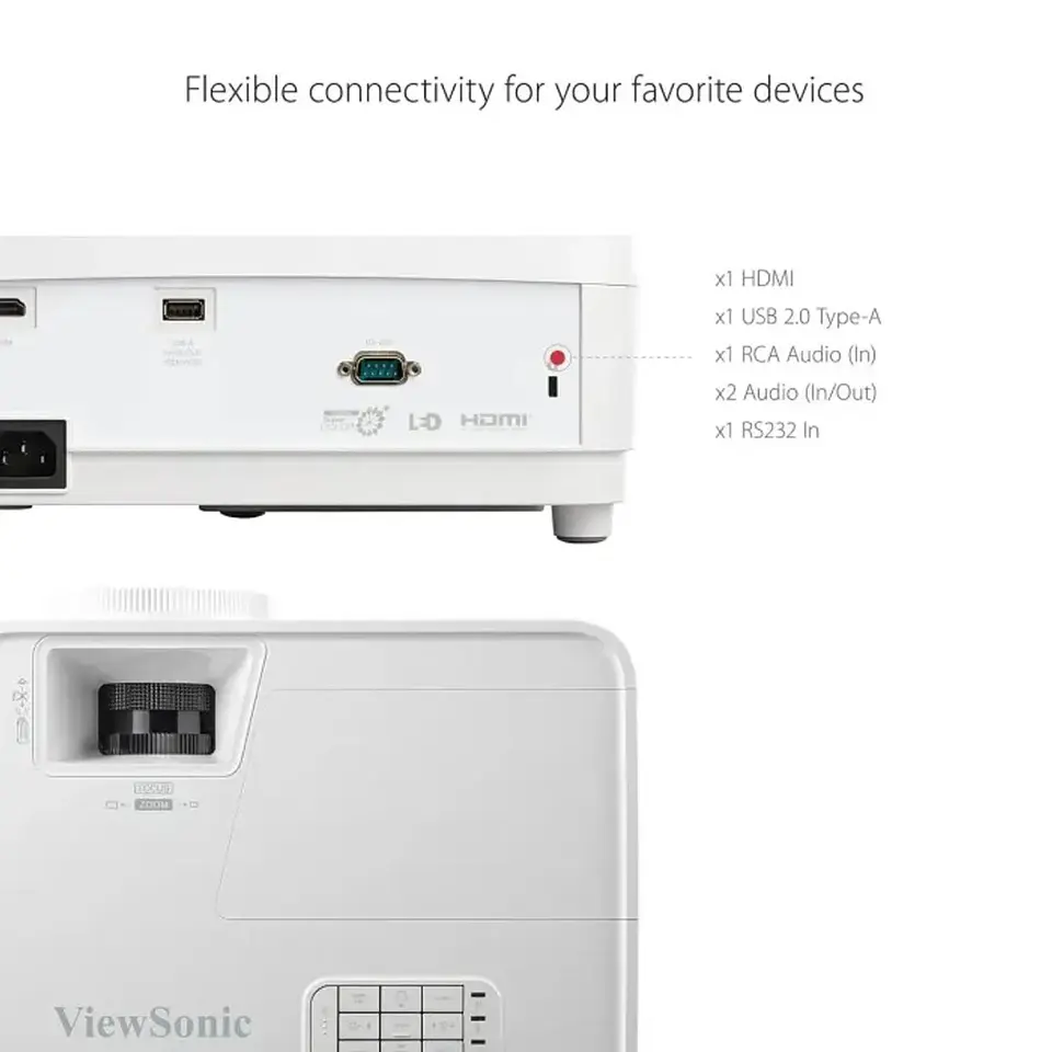 PROYECTOR VIEWSONIC LS500WH1 3000 LÚMENES LED WXGA BLANCO 4