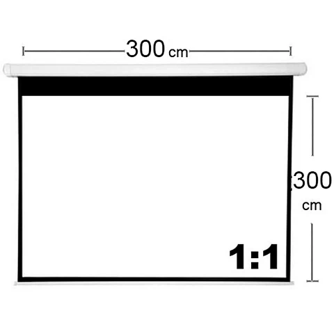 TELON MURAL 300X300 CM/ MECANISMO RETRACTIL
