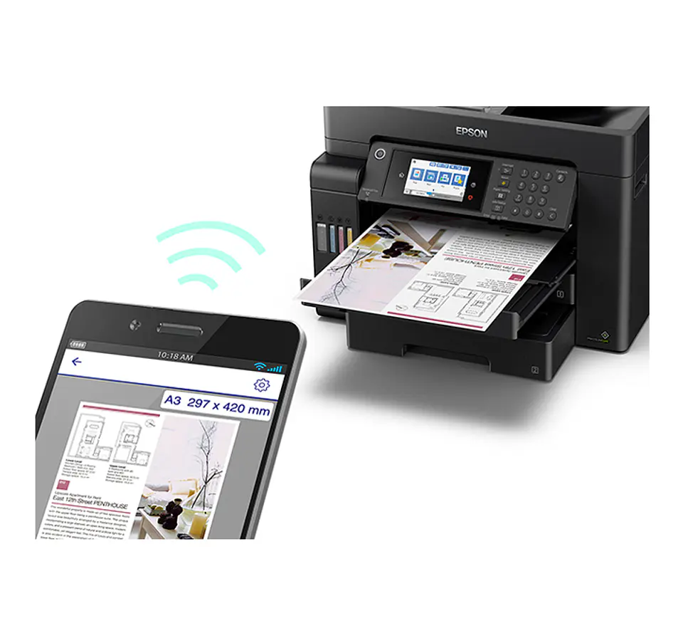IMPRESORA EPSON L15150 ECOTANK DUPLEX AUTOMÁTICO A3 4