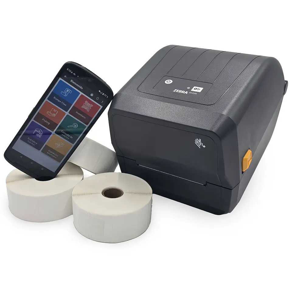 KIT GESTIÓN INVENTARIO CON PDA IMPRESORA ETIQUETA 1