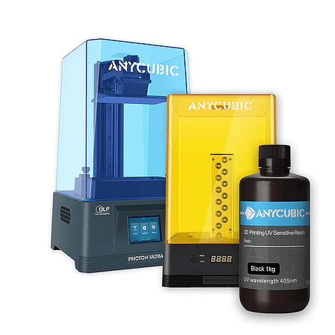 IMPRESORA 3D ANYCUBIC PHOTON ULTRA + WASH CURE 2.0 + RESINA UV PIEL
