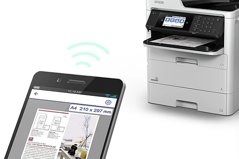 IMPRESORA MULTIFUNCIONAL WORKFORCE PRO WF-C579R BLANCA