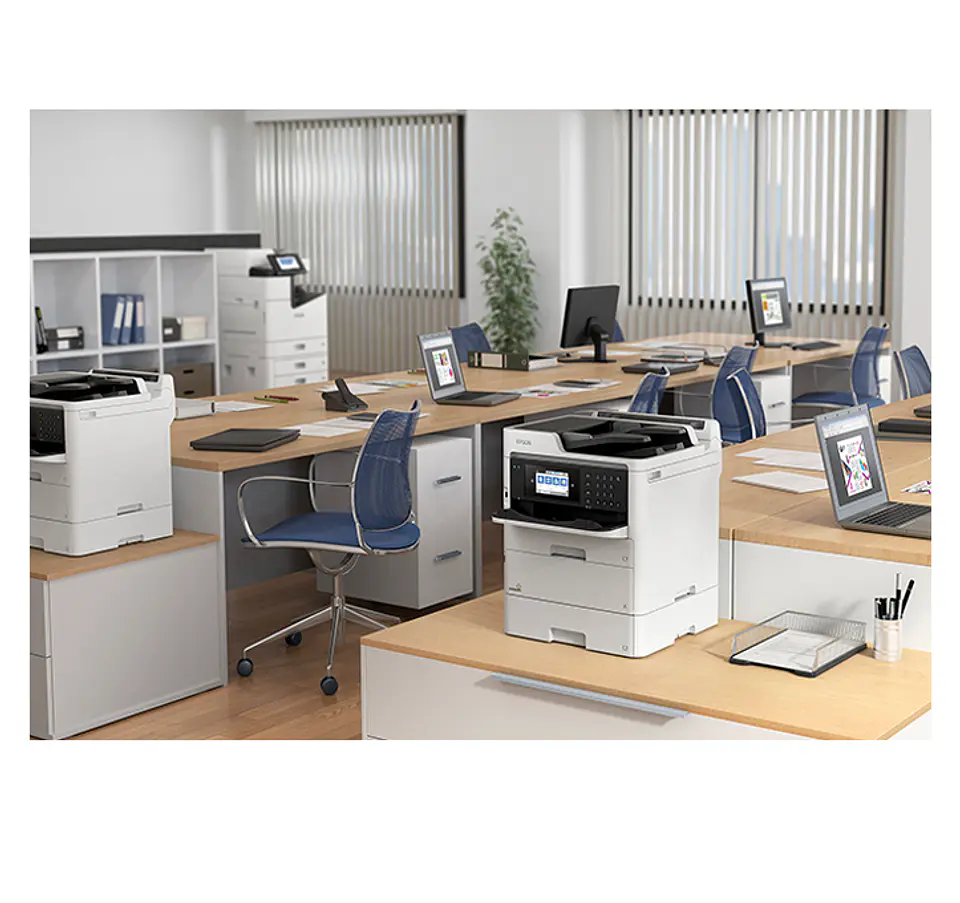IMPRESORA MULTIFUNCIONAL WORKFORCE PRO WF-C579R BLANCA 5