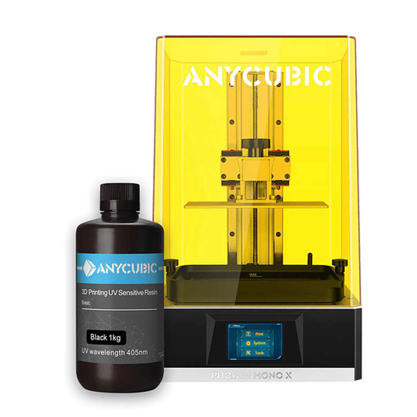 IMPRESORA 3D ANYCUBIC PHOTON MONO X + RESINA UV GRIS 1