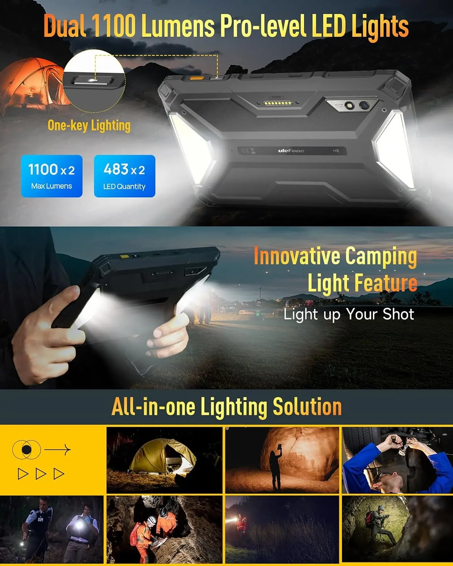 ULEFONE ARMOR PAD 3 PRO - TABLET 4G INDUSTRIAL IP68 MILITAR 6