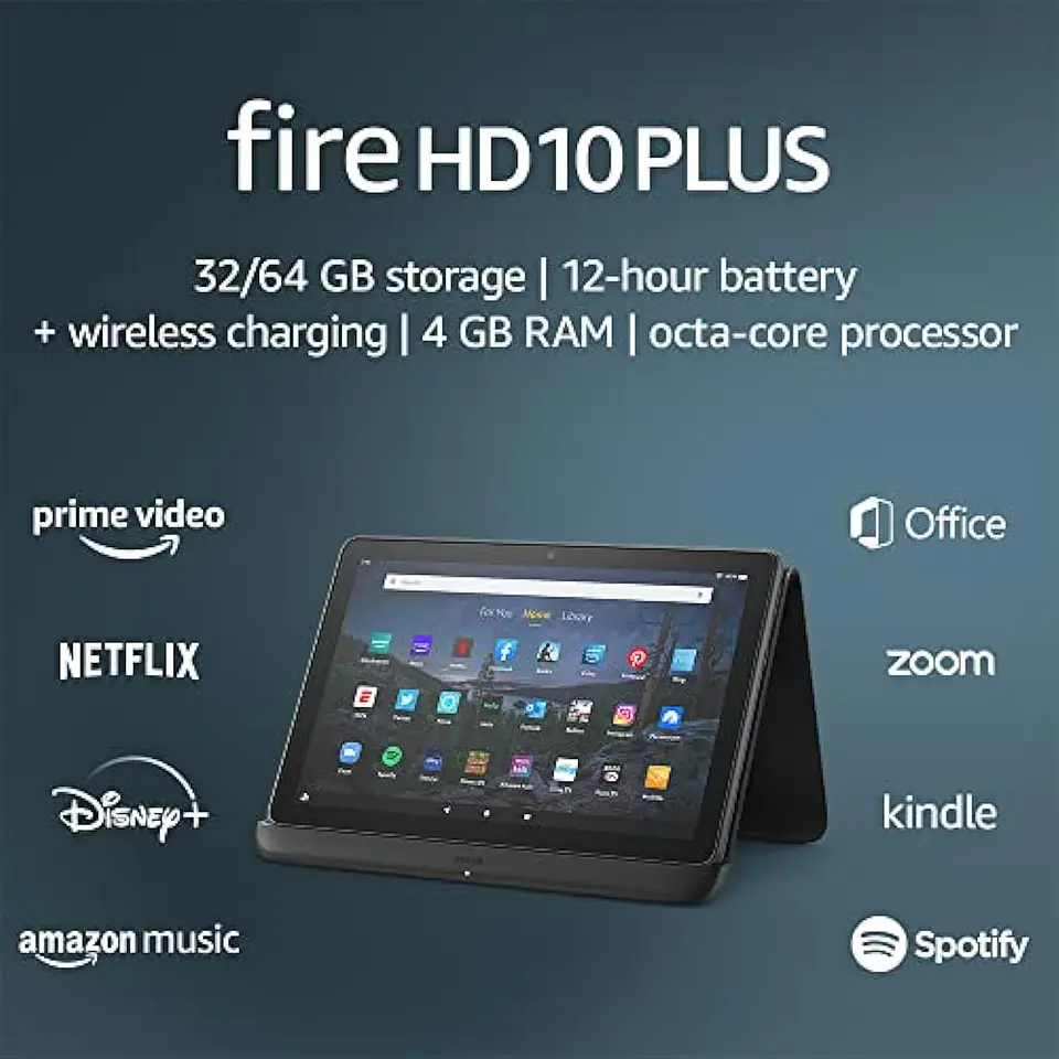 TABLET AMAZON FIRE HD 10 PLUS PANTALLA FULL HD DE 10.1 ' 1080P 64 GB 1