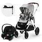 COCHE TRAVEL SYSTEM GAZELLE BLK LG + ATON S2+ BASE - Miniatura 2
