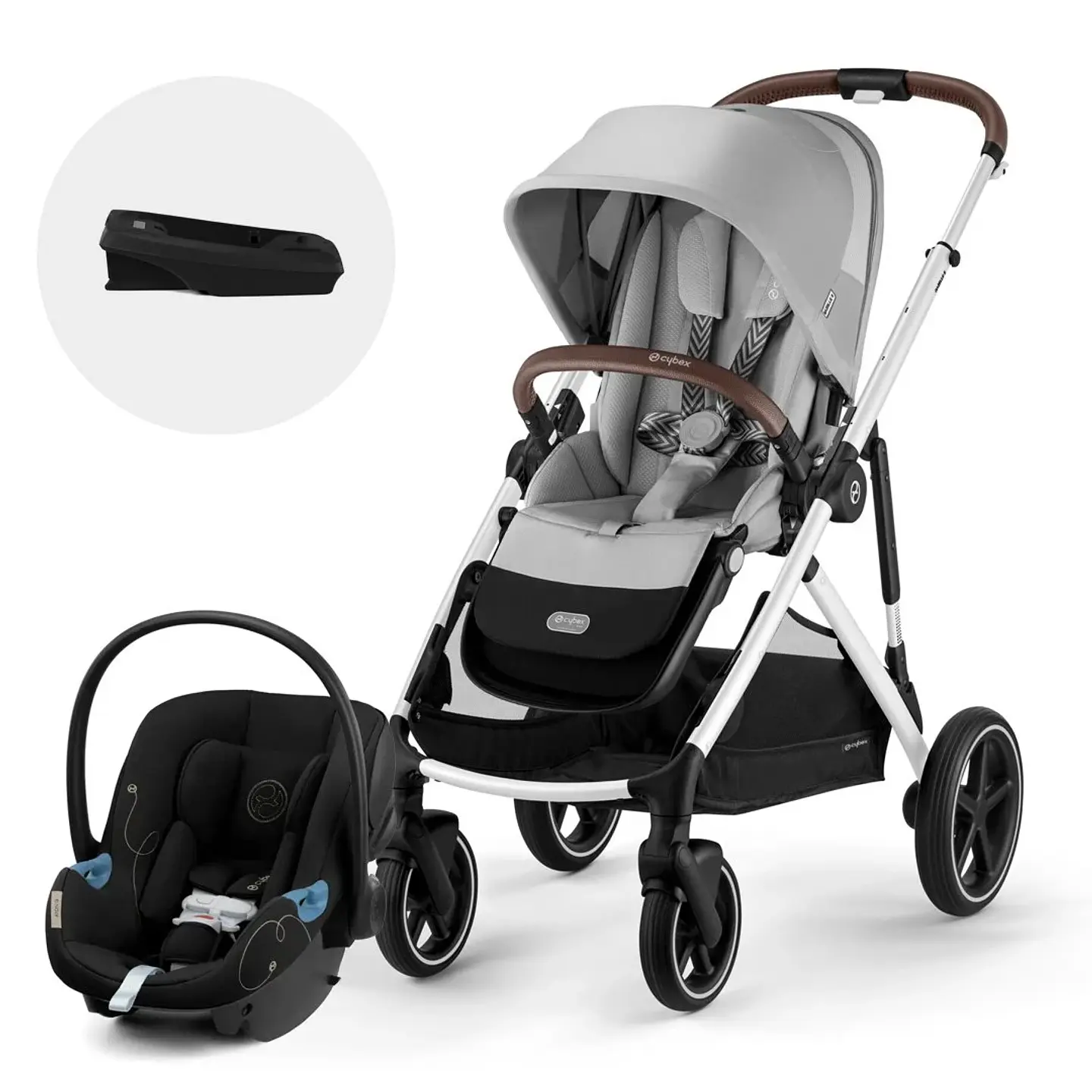 COCHE TRAVEL SYSTEM GAZELLE S SLV LG + ATON G + BASE 1
