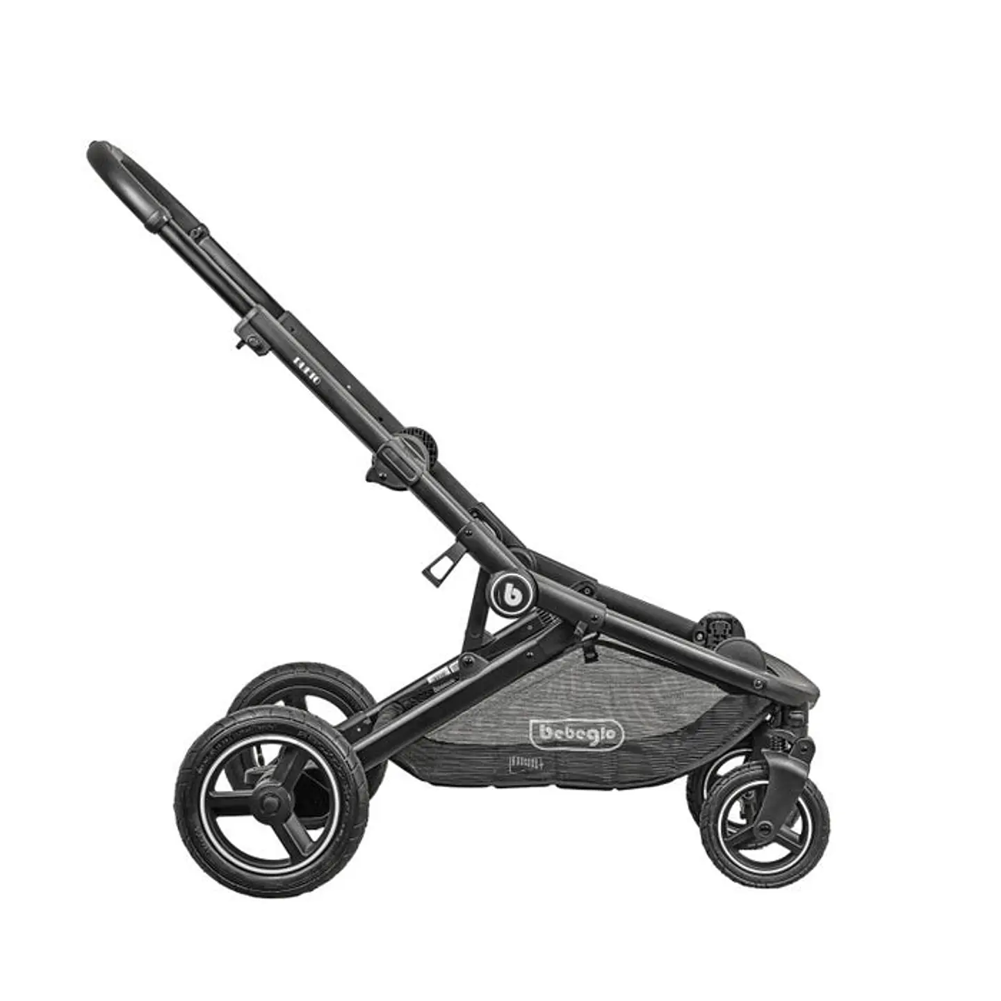 COCHE DOBLE TRAVEL SYSTEM BEBEGLO DUETO GRIS 9