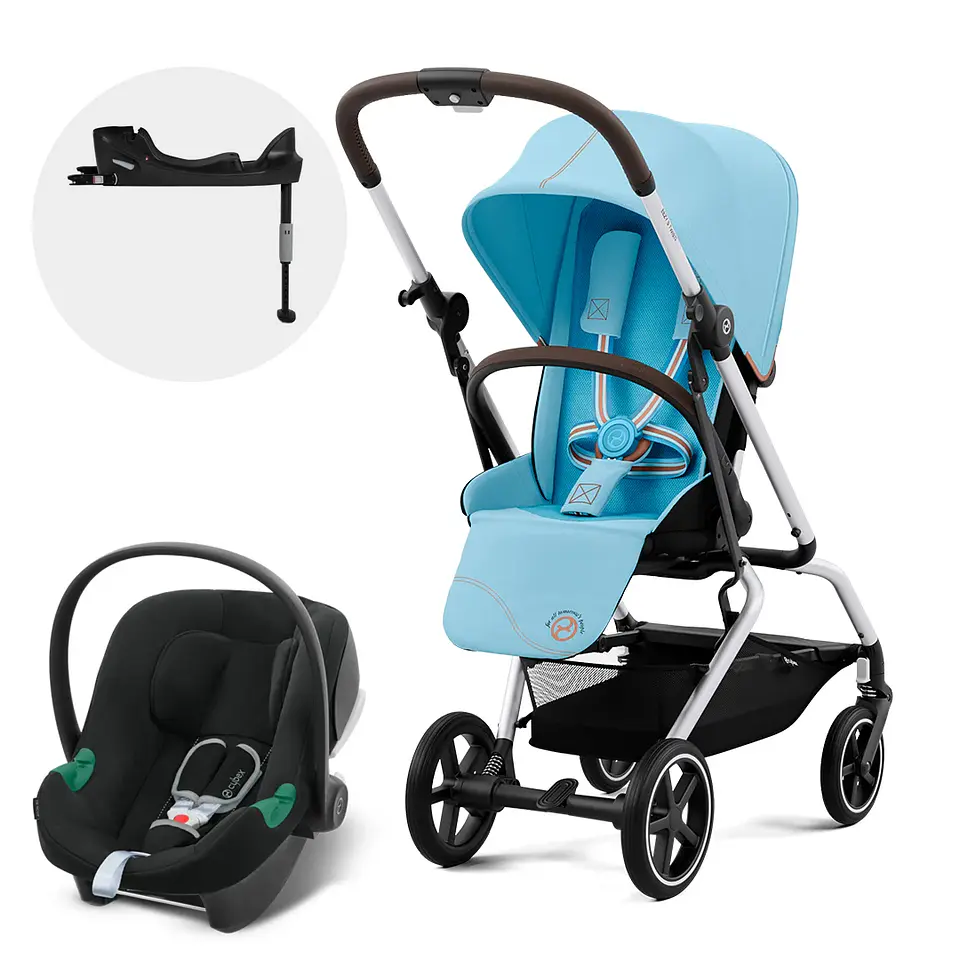 COCHE TRAVEL SYSTEM EEZY S TWIST PLUS SLV B.BLUE + ATON B2 + BASE 1