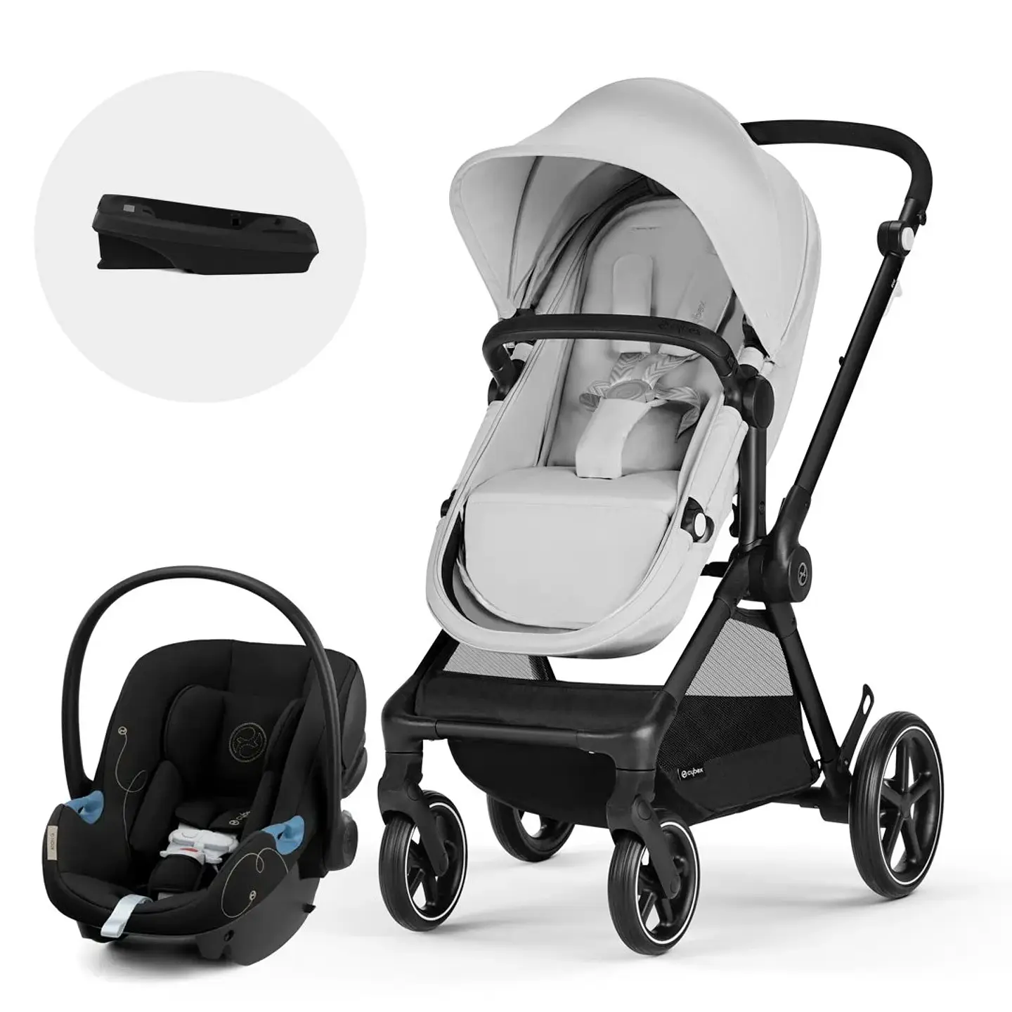 COCHE TRAVEL SYSTEM EOS BLK LG + ATON G + BASE G 1